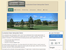 Tablet Screenshot of cumberlandgreen.org